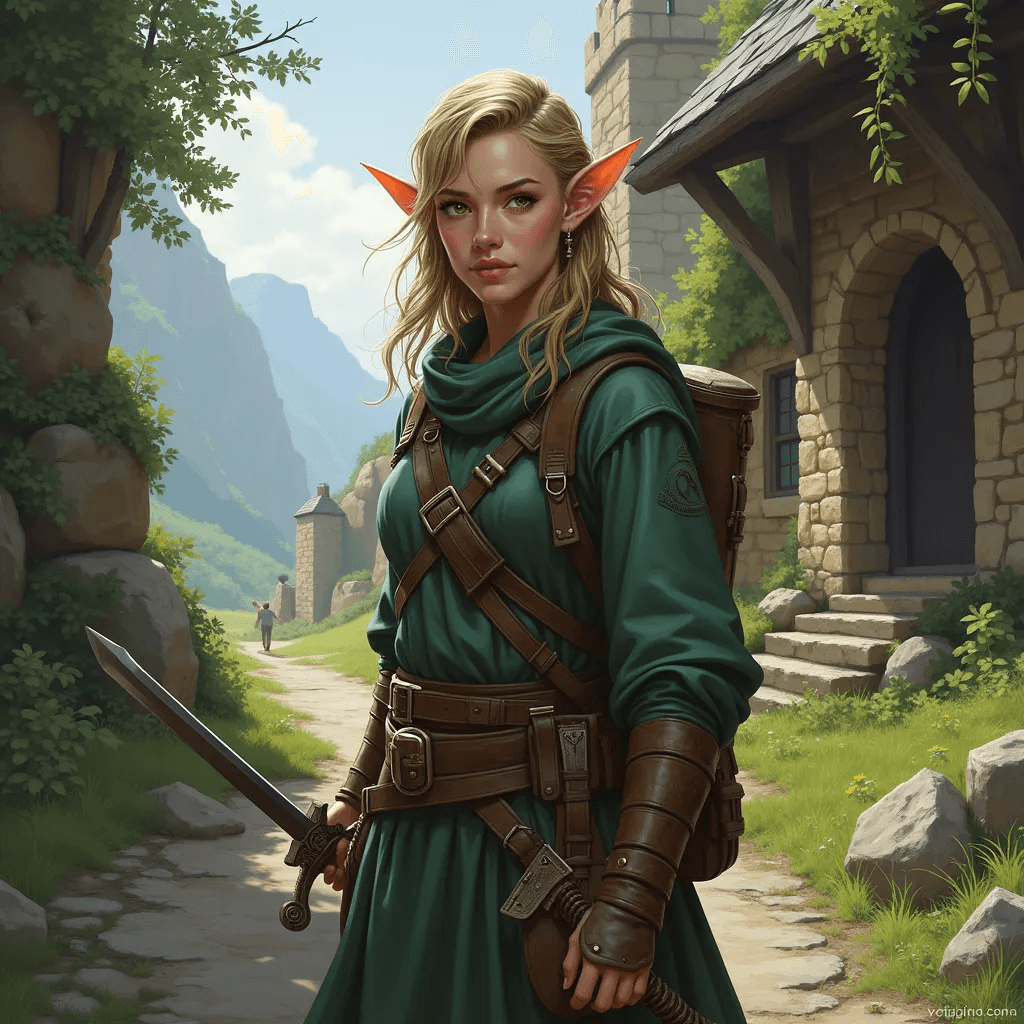 Craft Your Half-Elf's Name background
