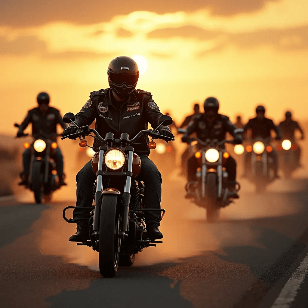 Motorcycle Club Name Generator - Biker Gang Name Generator background